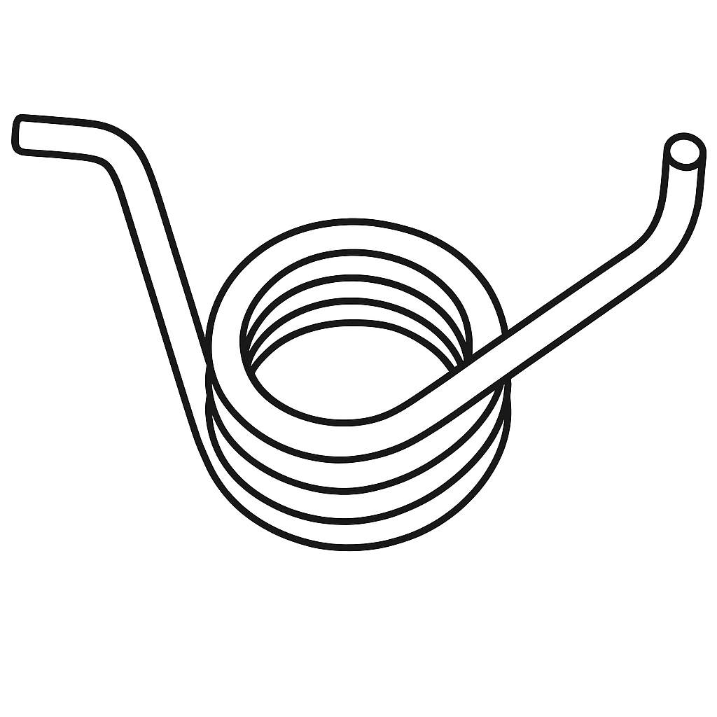 Ressort de Retour de Repose-Pieds - Côté Gauche